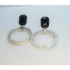 Сережки із срібла 925* та Swarovski